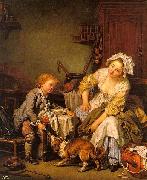 Jean-Baptiste Greuze The Spoiled Child oil painting artist